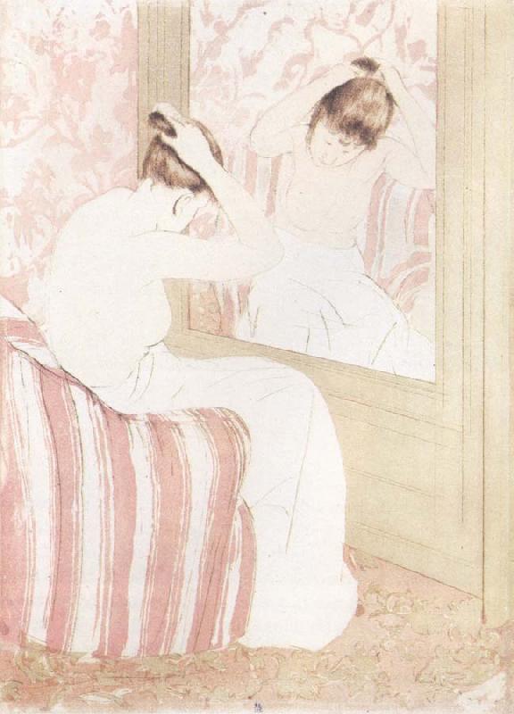 Mary Cassatt The hair style France oil painting art